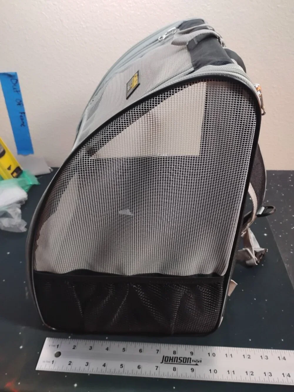 CONLUN Pet Carrier Backpack Breathable Mesh Travel Bag for Small Dogs Cats